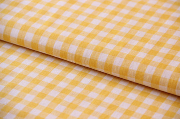 Kaufen 035-gelb Baumwoll Karo 1 cm * Ab 50 cm