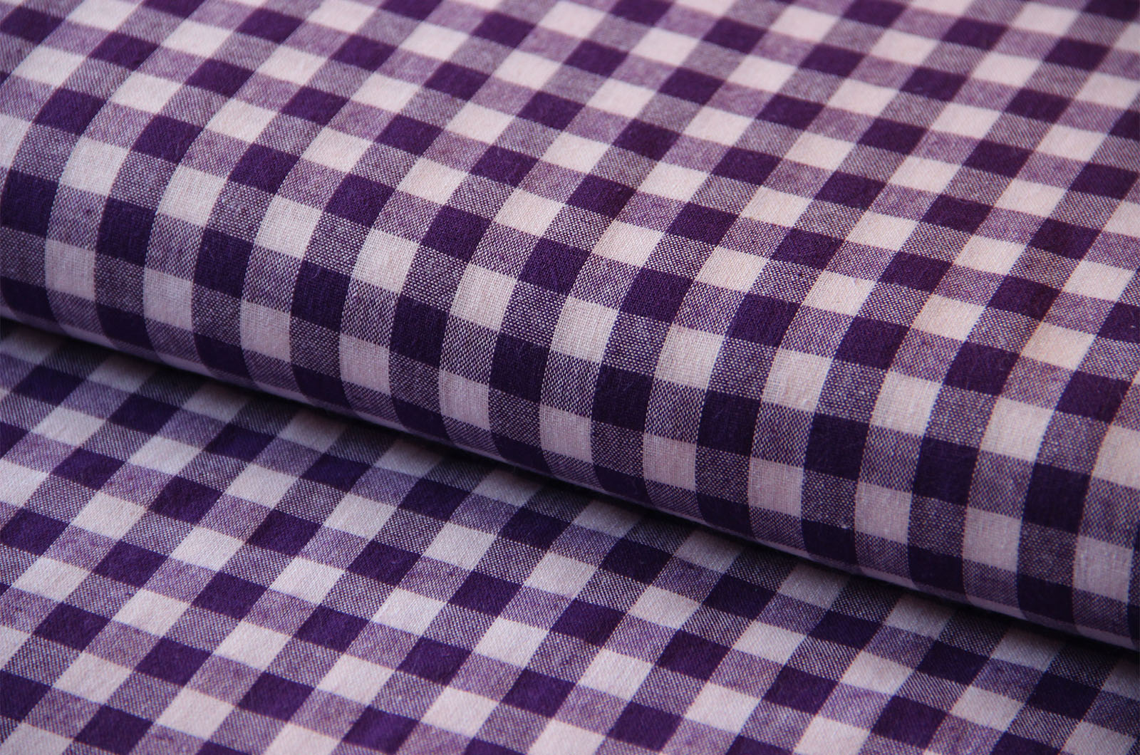 Cotton check 1 cm * From 50 cm