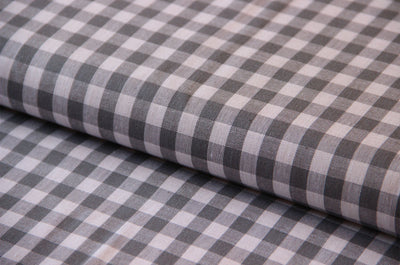 Buy 061-h-gray Cotton check 1 cm * From 50 cm
