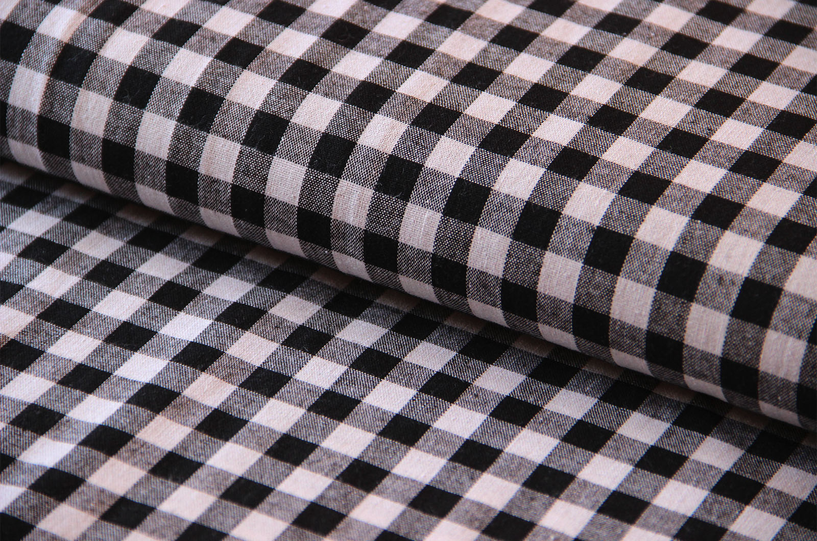 Cotton check 1 cm * From 50 cm