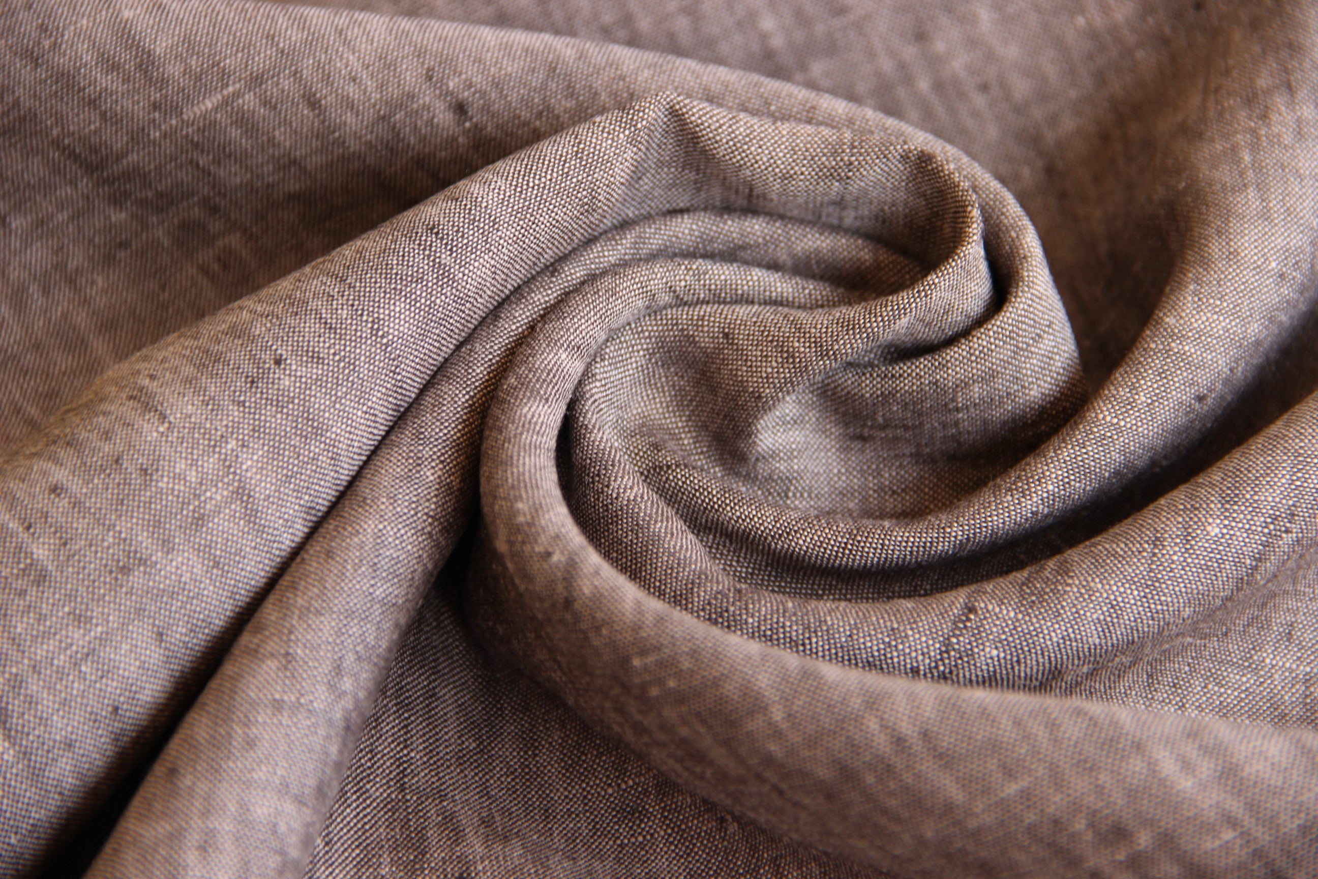 Buy 055-taupe Linen mottled * From 50 cm