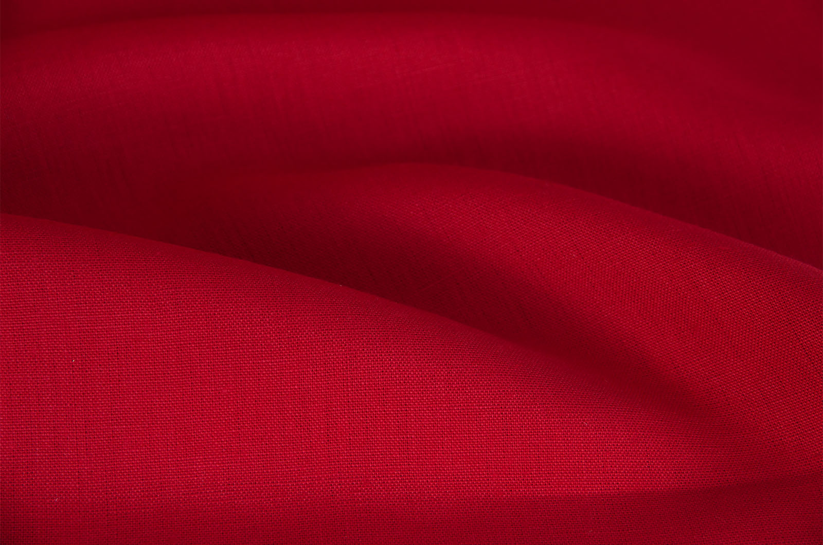 Linen red/white * From 50 cm