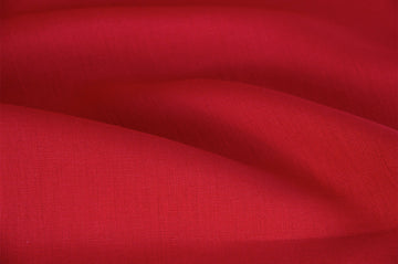 Buy plain-red Linen red/white * From 50 cm